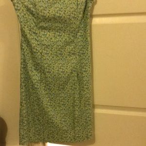 Strapless dress w/removable straps